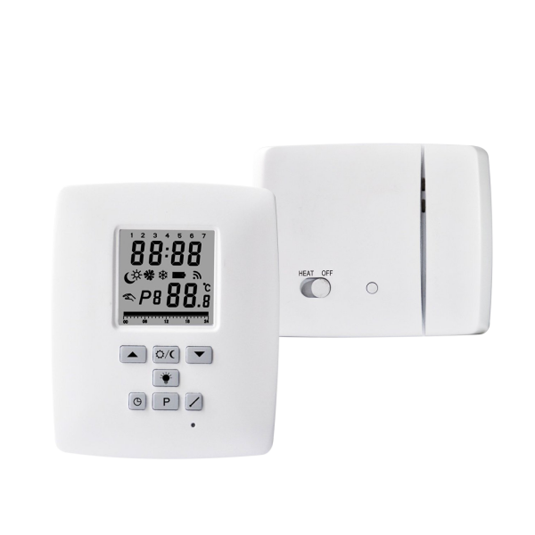 Electraline 59218 Thermostat digital sans fils avec récepteur radio